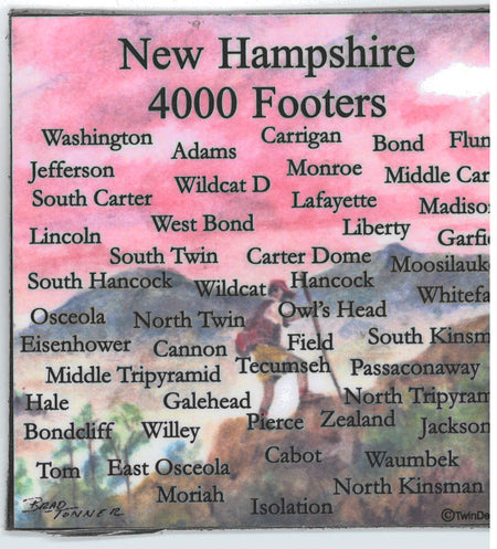 New Hampshire 4000 Footers Magnet