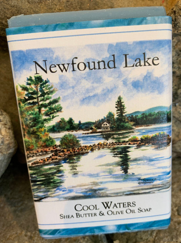 "Loon Island Newfound Lake" Soap Original Watercolor by Brad Tonner