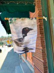 "Loon" House Flag Original Watercolor by Brad Tonner