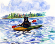 Bear Kayaking Note Cards
