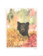 Matted Print "Bear" by Brad Tonner
