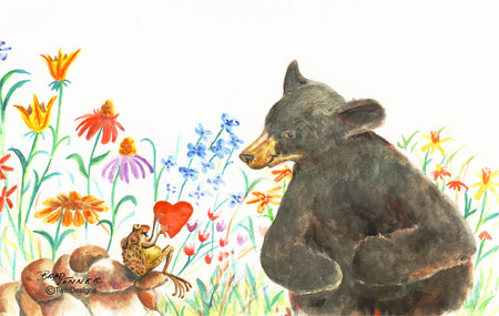 Bear Valentine Note Cards