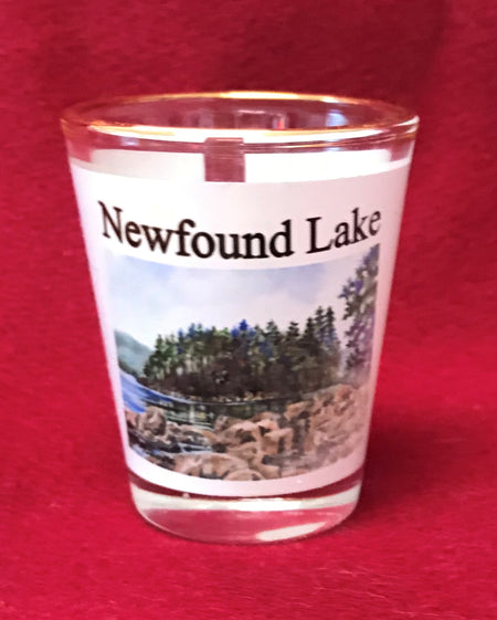 Belle Island Newfound Lake Shot Glass