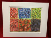 "Farm Stand" print of an Original Watercolor by Brad Tonner
