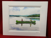"Afternoon on the Lake" print of an original Watercolor by Brad Tonner
