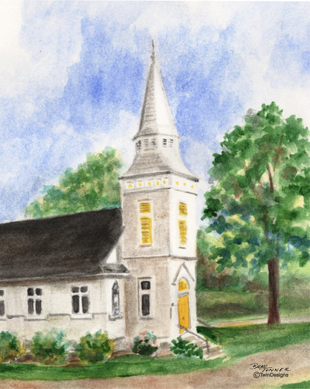 Country Church Note Cards