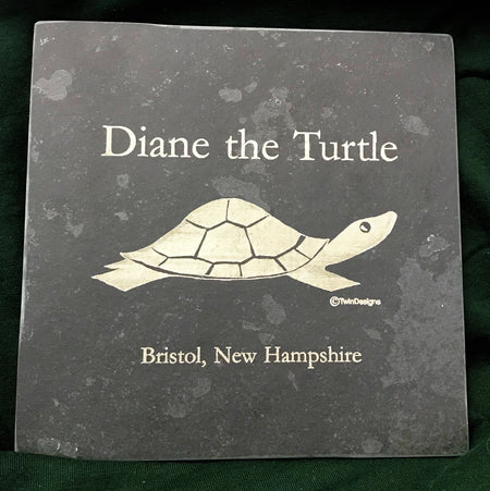 Diane the Turtle Slate Trivet