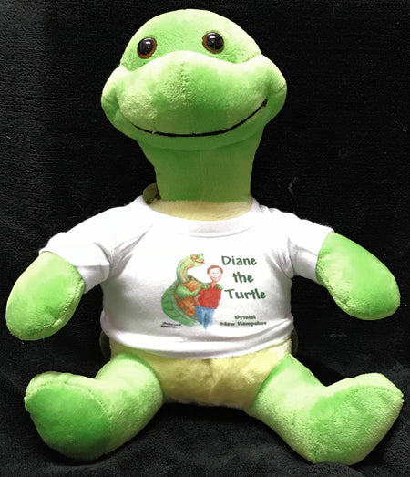 Plush Diane the Turtle with T-shirt