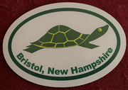 Diane the Turtle Bristol New Hampshire Bumper Sticker