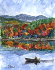 Fall Afternoon on the Lake Note Cards