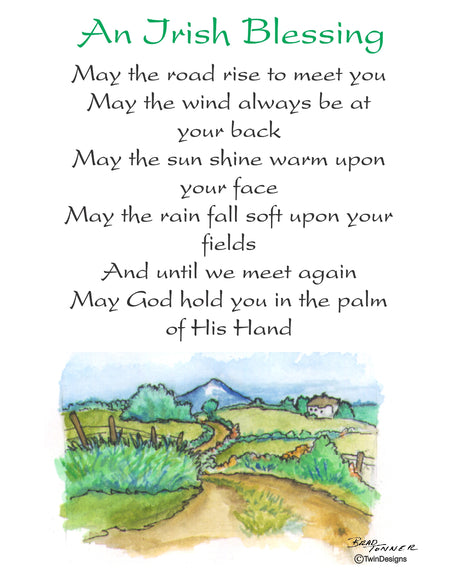 Irish Blessing Note Cards