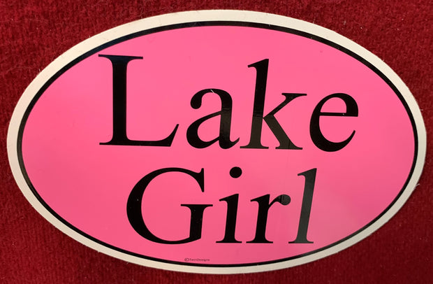 Lake Girl Bumper Sticker