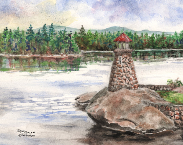 Newfound Lake Lighthouse Note Cards