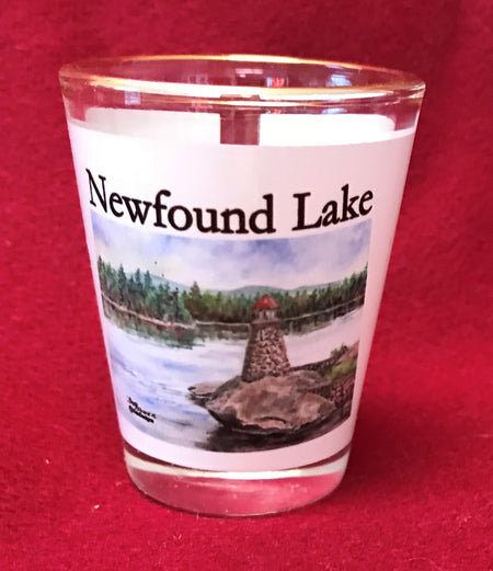 Newfound Lake Lighthouse Shot Glass