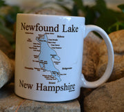 Map of Newfound Lake Mug