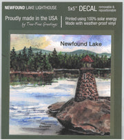 Newfound Lake Lighthouse Decal