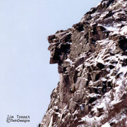 "Old Man in the Mountains" Ceramic Trivet Original Photograph by Jim Tonner