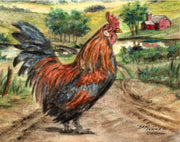 Country Rooster Note Cards