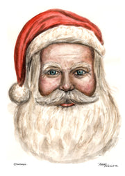 "Merry Christmas" Boxed Christmas Cards Original Watercolor by Brad Tonner
