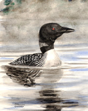 Early Morning Loon Note Cards